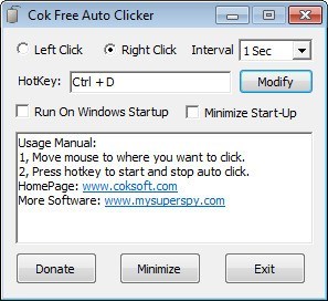 Cok Free Auto Clicker 3 0 Download Free Autoclicker Exe