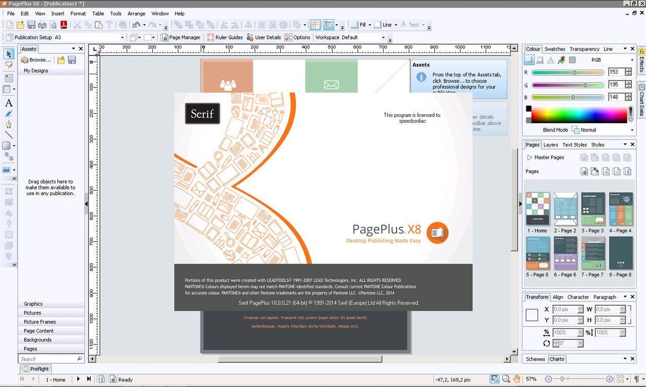 pageplus x9 download gratis