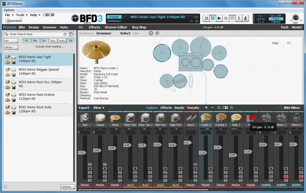 bfd3 drums demo