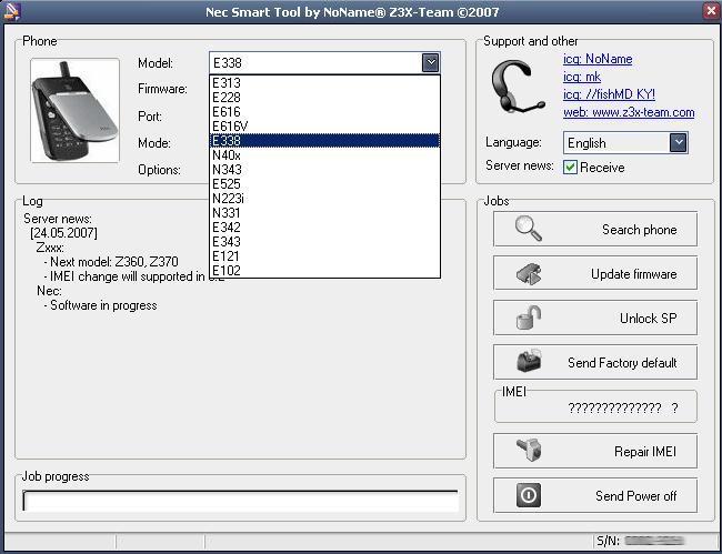 SOFTWARE NEC E616V SCARICARE