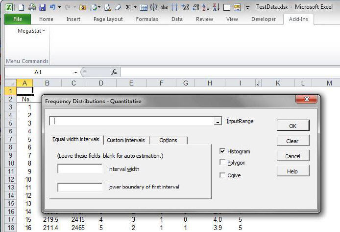 how todownload megastat for excel 2016