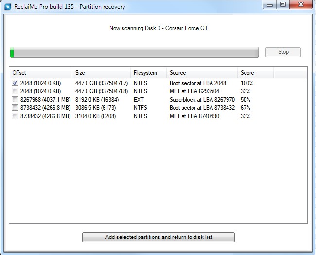 reclaime file recovery for raid 5
