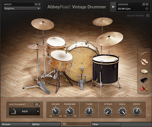 Native Instruments Abbey Road Vintage Drummer  Download