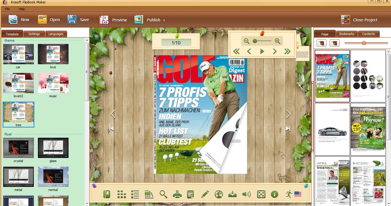 Kvisoft FlipBook Maker Download - Flash flip book software, pdf flipbook html5, convert PDF html5