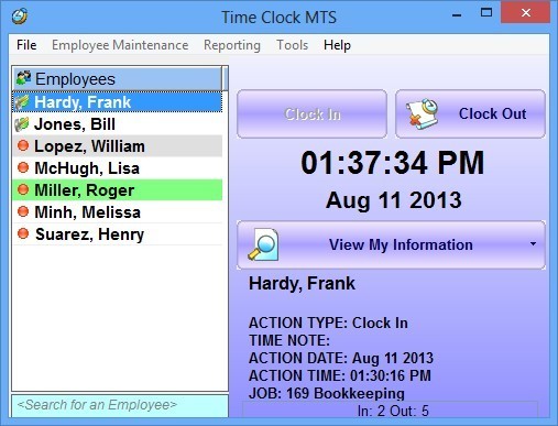 Time Clock Mts 5 1 Download Free Trial Timeclockmts Exe