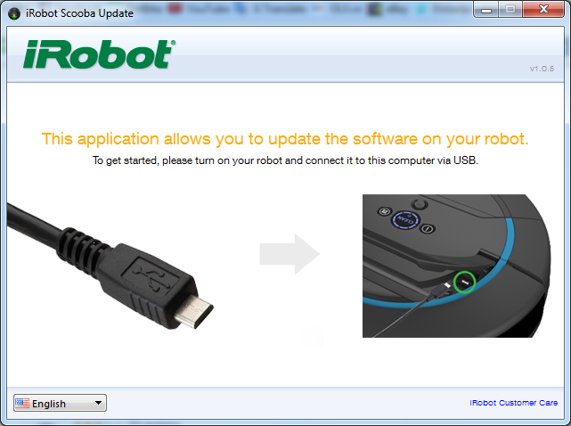 iRobot Scooba Update Download - An app that you to update on Scooba 450