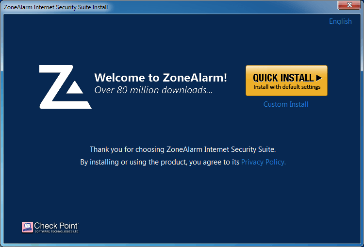 zonealarm security suite update