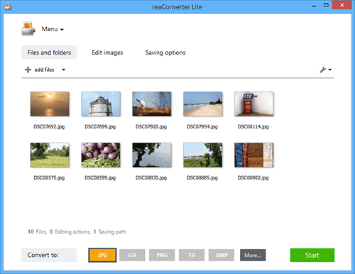 Convert JPG to GIF with reaConverter — Batch Conversion Software