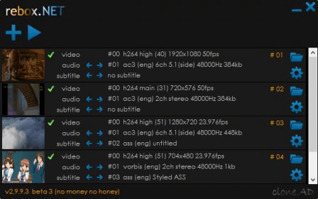 rebox.NET Baixar - Rebox.NET é um áudio, vídeo e legendas de-muxer ...