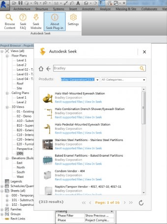Autodesk Seek Revit Plugin Software And Downloads