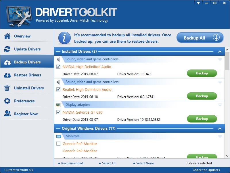 driver toolkit error download