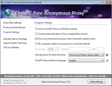 chrispc free anonymous proxy 4.1