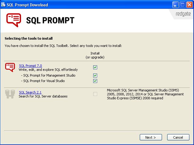 accessing sql prompt from azure data studio