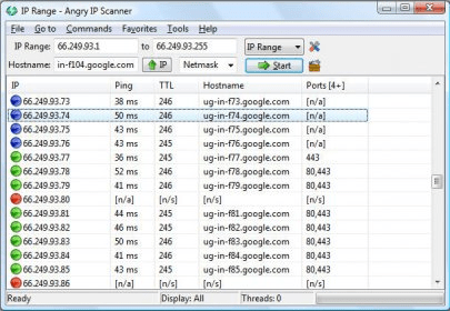 TÉLÉCHARGER ANGRY IP SCANNER 2.16 ANGRY 2.16 SCANNER TÉLÉCHARGER IP