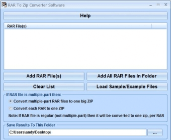 Rar File Converter Software