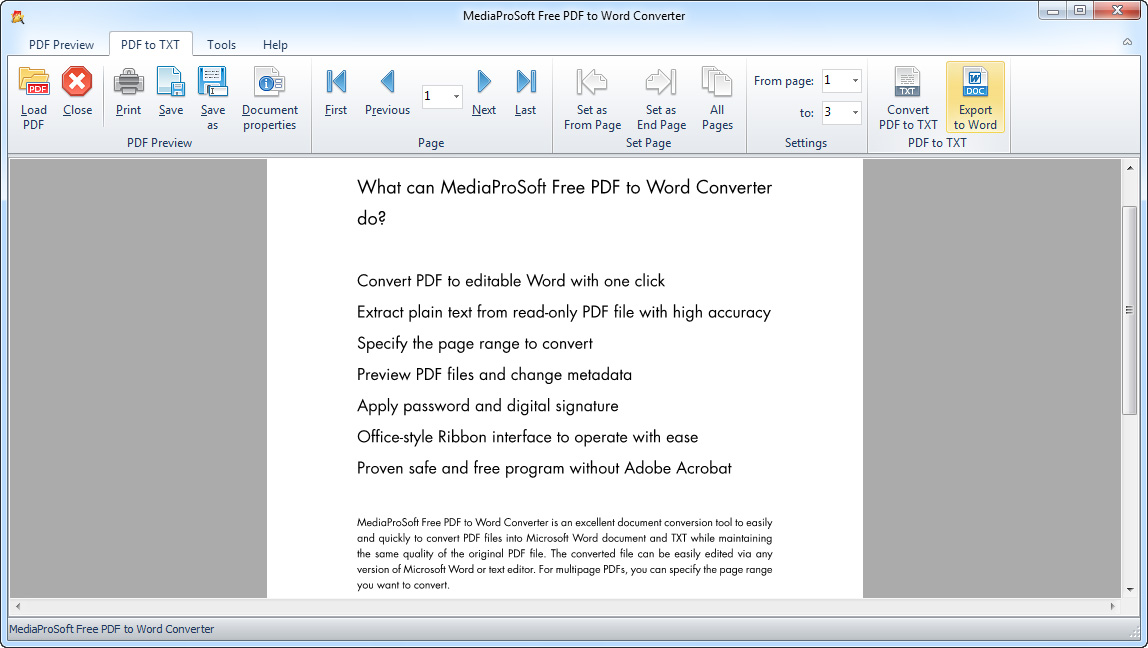 free convert pdf to editable word document