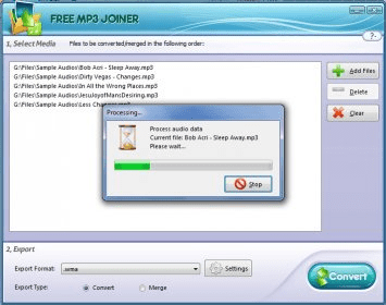 merge songs online combine mp3 - audio joiner