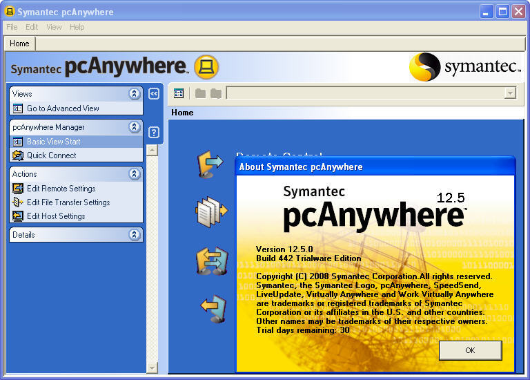 Symantec pcAnywhere Download - Remote PC control utility