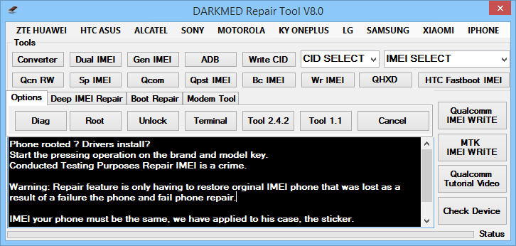 samsung mobile imei repair tool