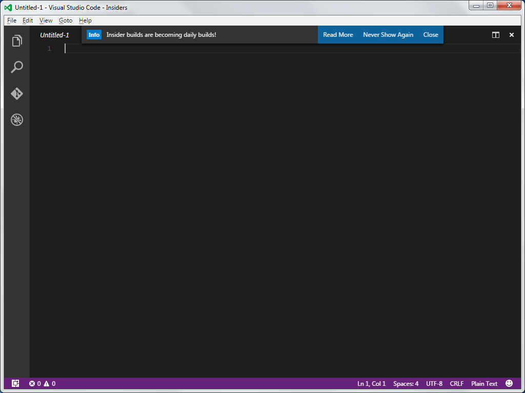 Microsoft Visual Studio Code Insiders Download - Code Insiders Build  provide early access to new features of Visual Studio