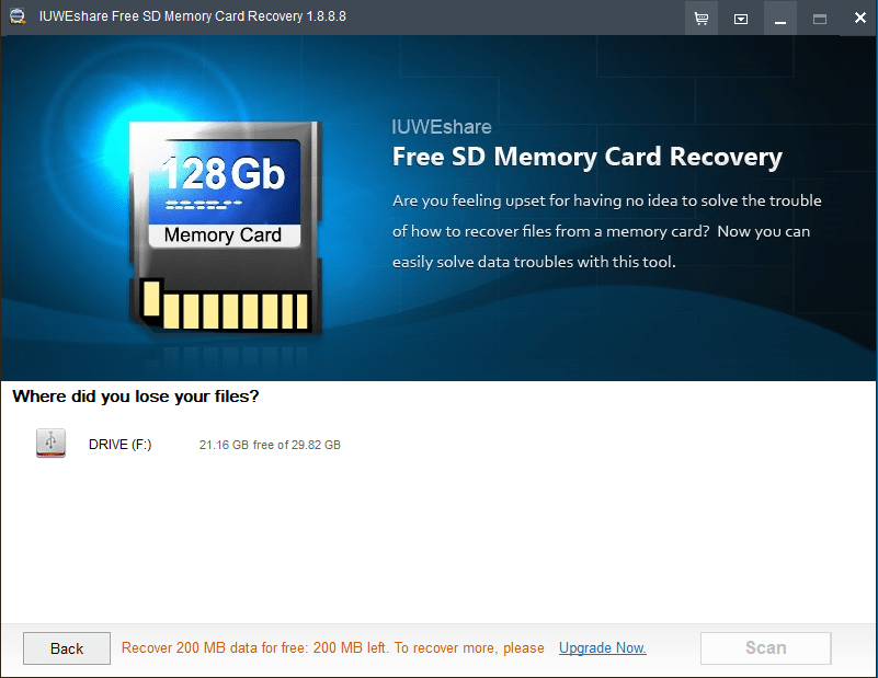 free sd card image recovery software