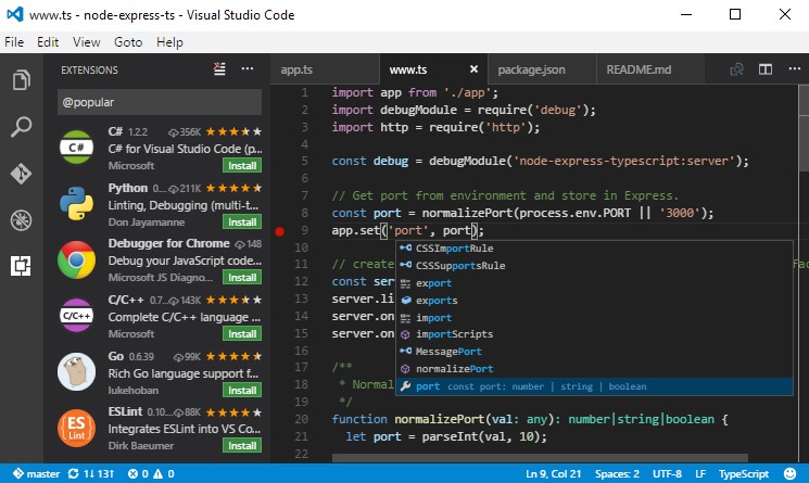 Microsoft Visual Studio Code Download - Compile, build or debug Web and  Cloud applications