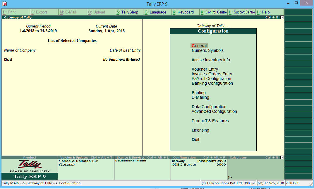 tally 7.2 accounting software free download