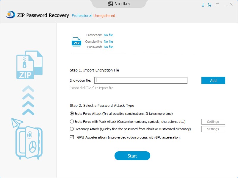 zip password recovery freeware windows 7