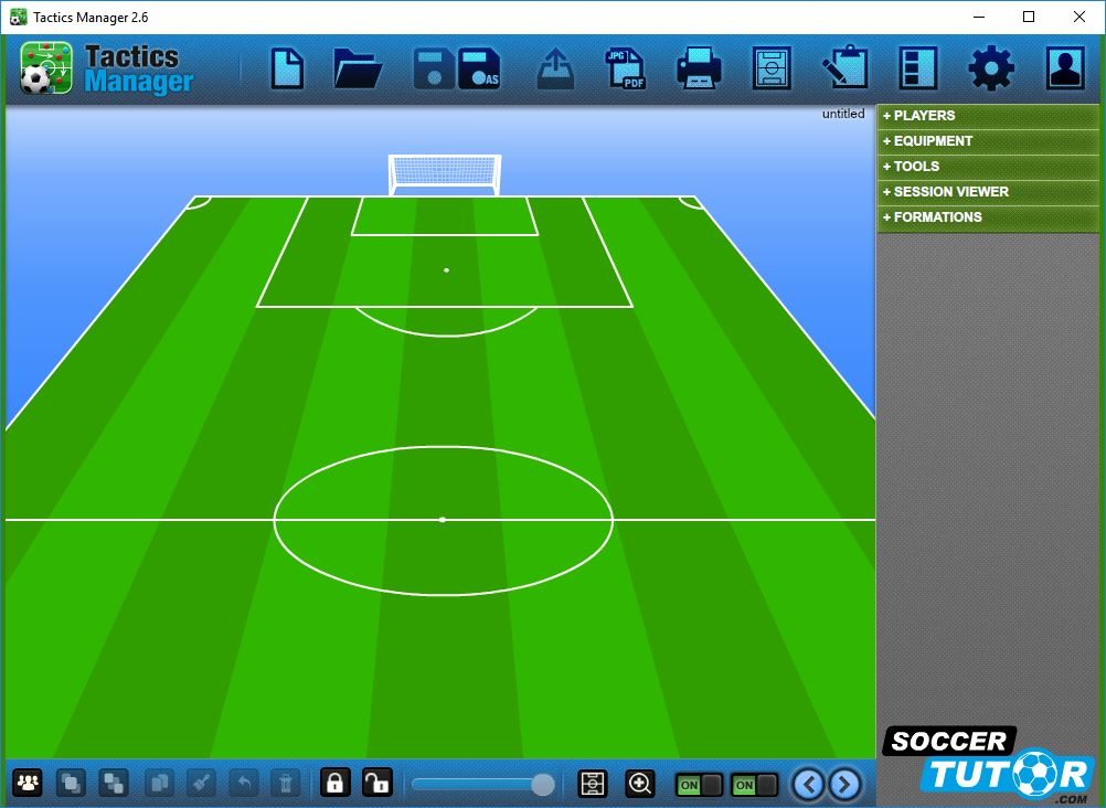 Tactics Manager Soccer Coaching Software - Create your own