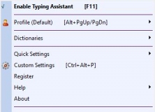 Typing Assistant