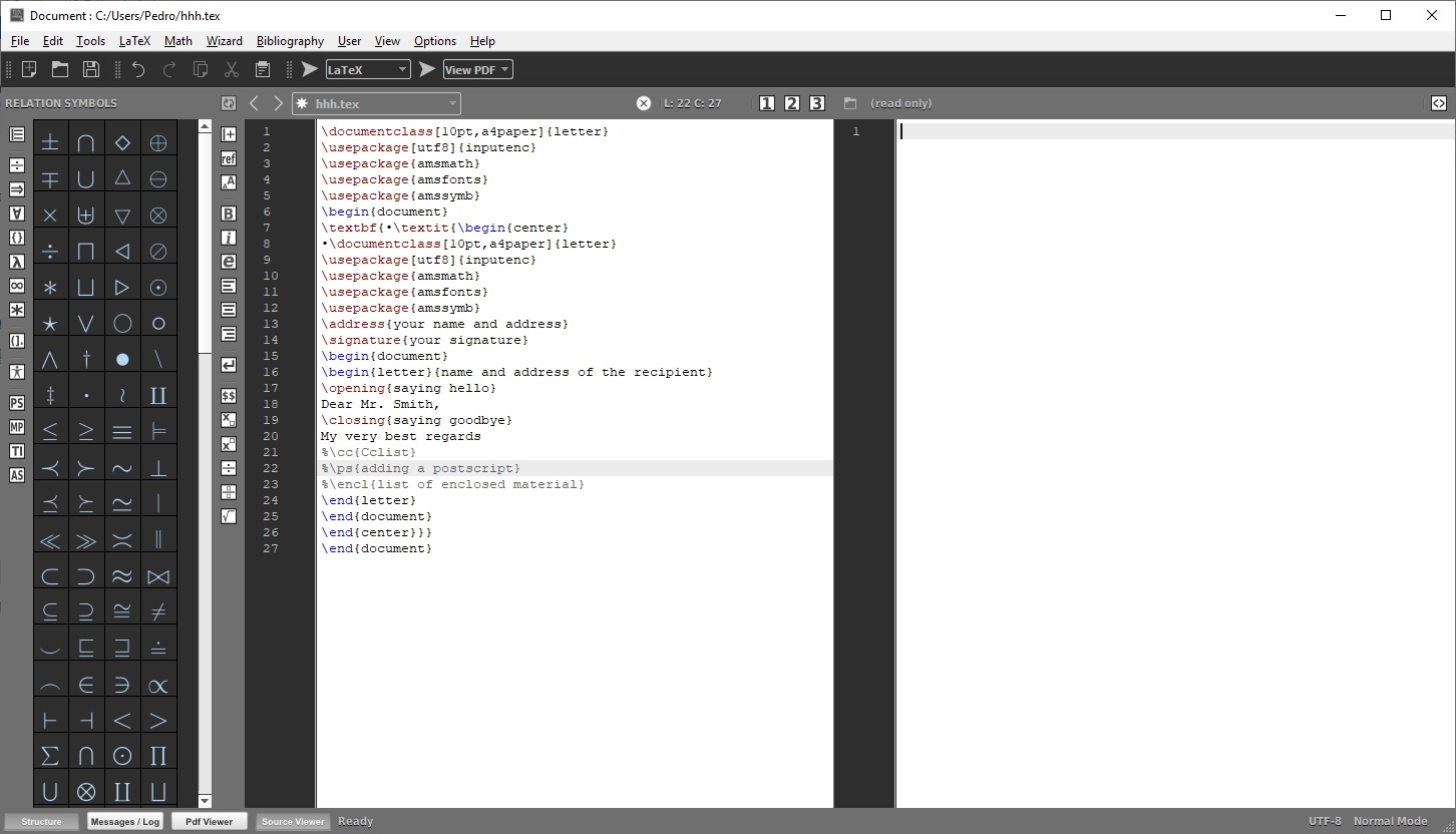 texmaker pdf viewer in separate window