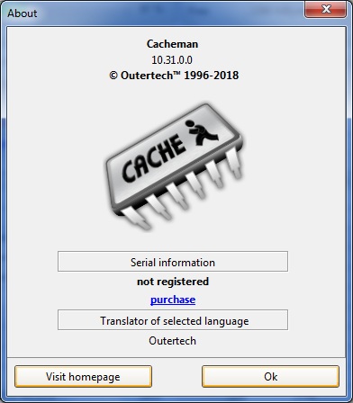 outertech cacheman v7 50 incl serial