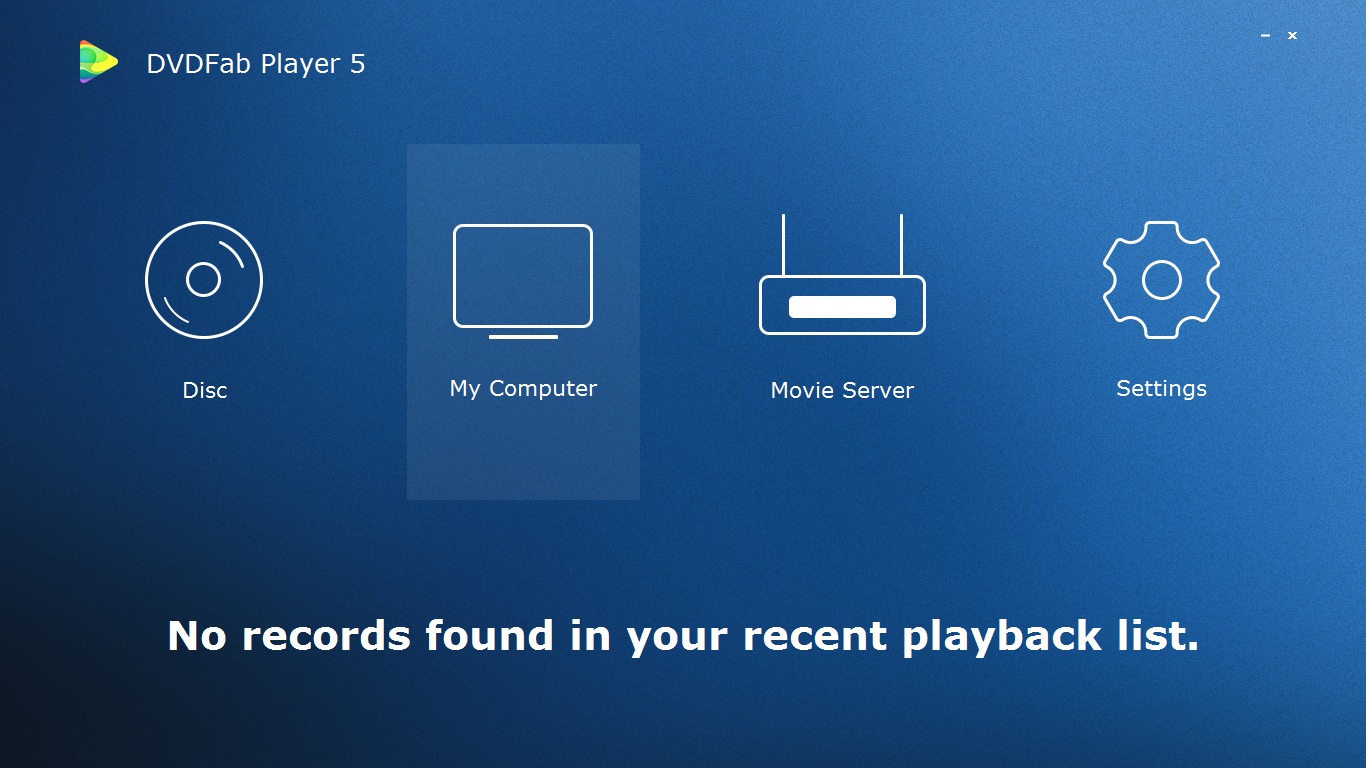 DVDFab Media Player Download Plays Blu ray movies and a wide