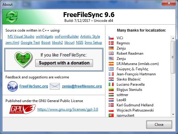 Freefilesync Donation Edition