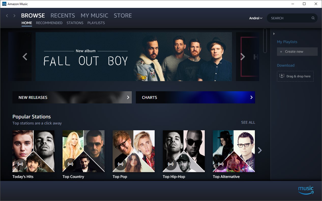 free amazon music web access for mac