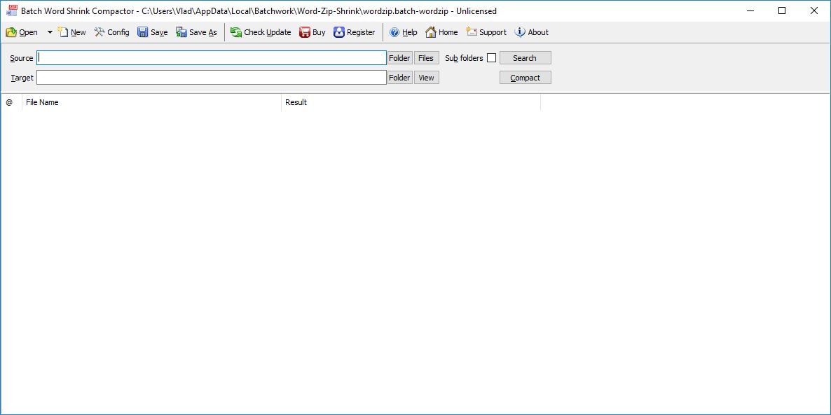 Batch Word Shrink Compactor Download - Shrinks and reduces Word ...