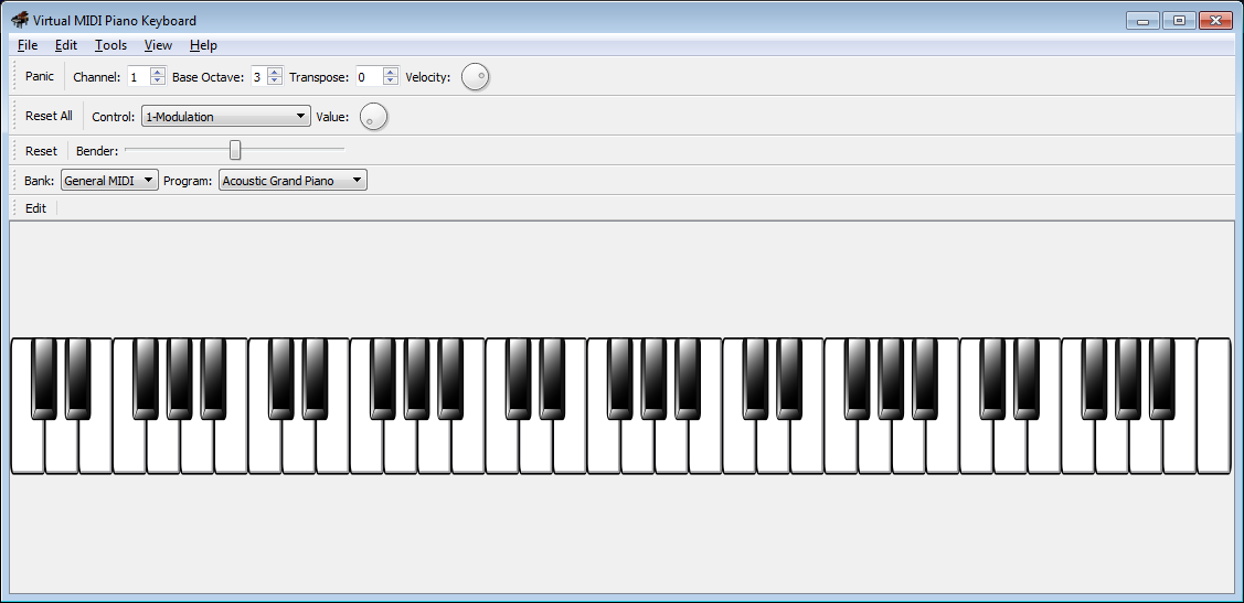 Won melón Proscrito Virtual MIDI Piano Keyboard 0.5 Download (Free) - Game.exe