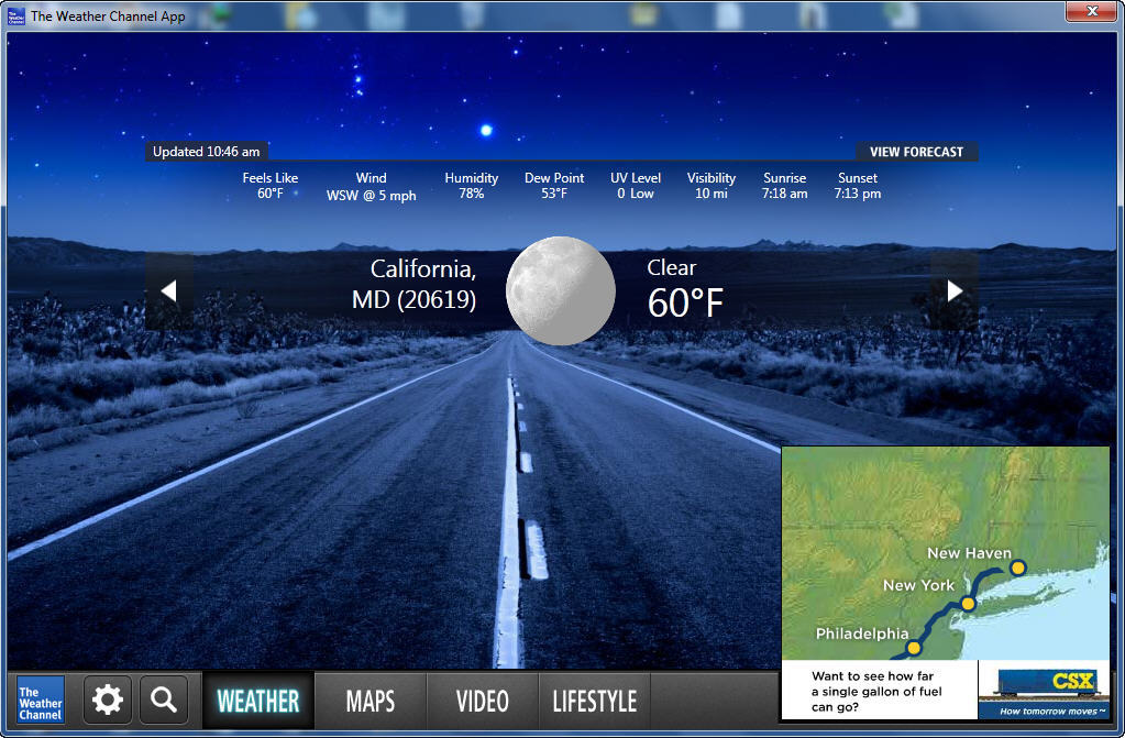 The Weather Channel 6 0 Download Free Desktopweather Exe