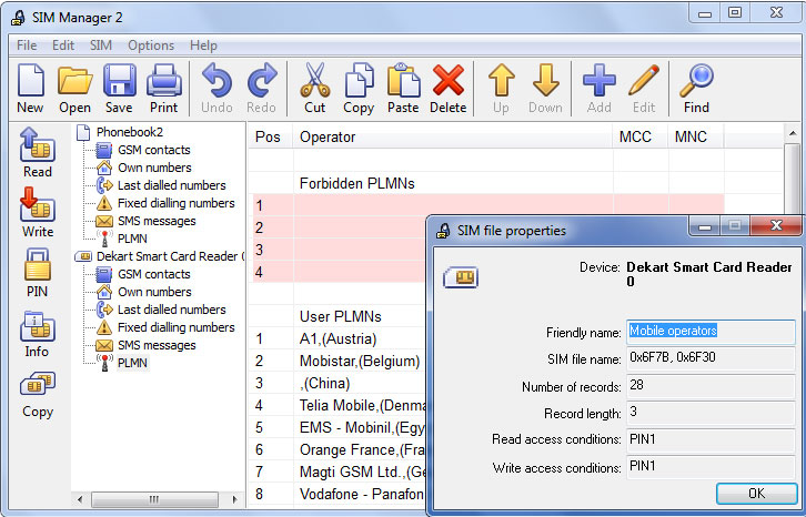sim card reader software free download windows 7