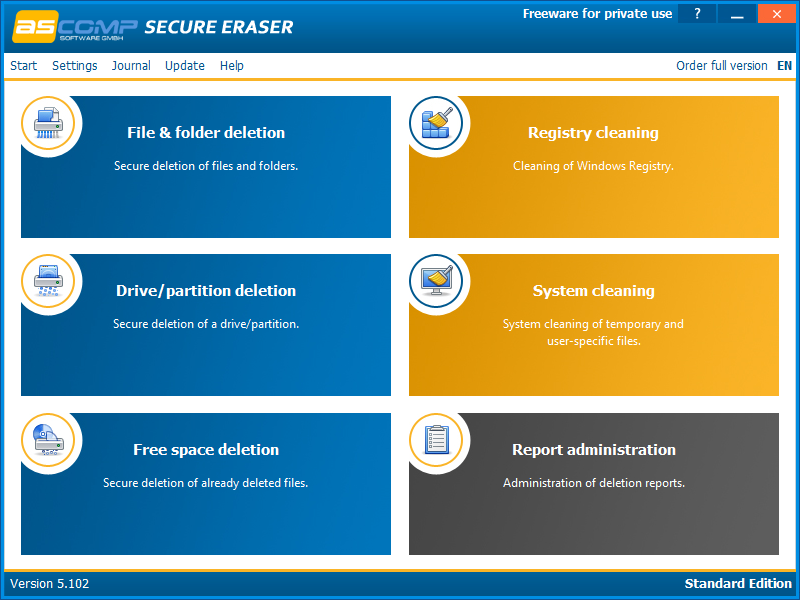 secure delete freeware