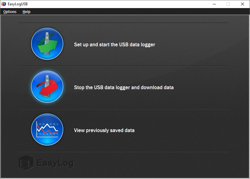 Il aktivitet kulstof EasyLog USB Download - Set up and obtain data from various types of data  loggers