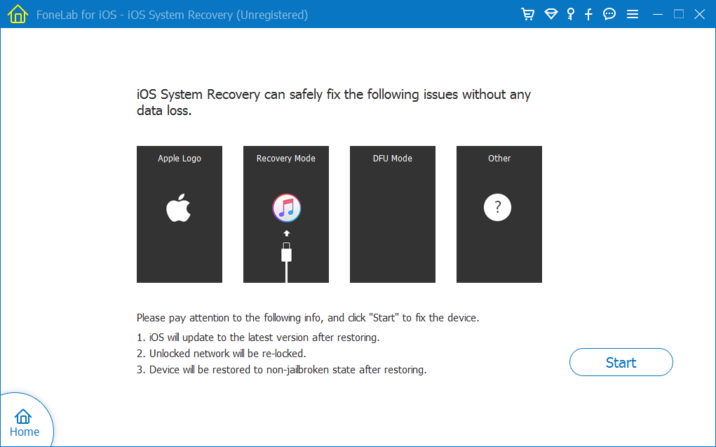 ios system recovery