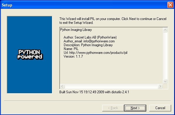 install pil python windows