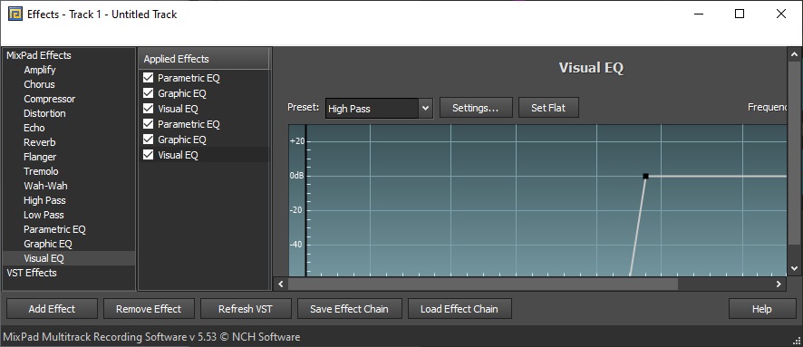 free mixpad multitrack recording software