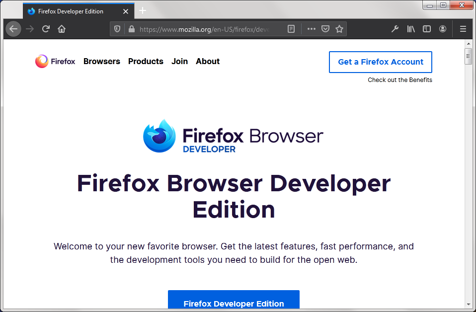 Firefox developer edition download offline installer