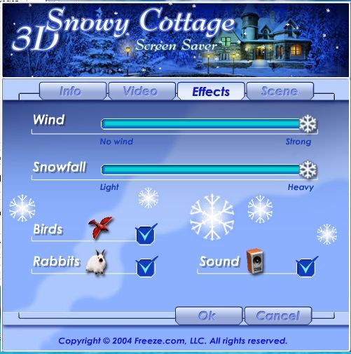 3d Snowy Cottage Screen Saver 1 0 Download Free Trial Switch Exe