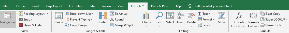 kutools excel cell find