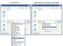 Formats Customizer