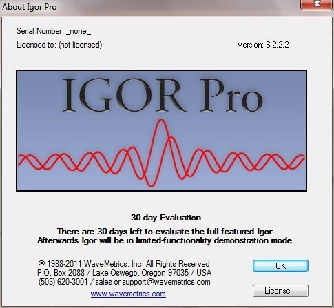 Igor Pro 6.3 Download (Free trial) - Igor.exe