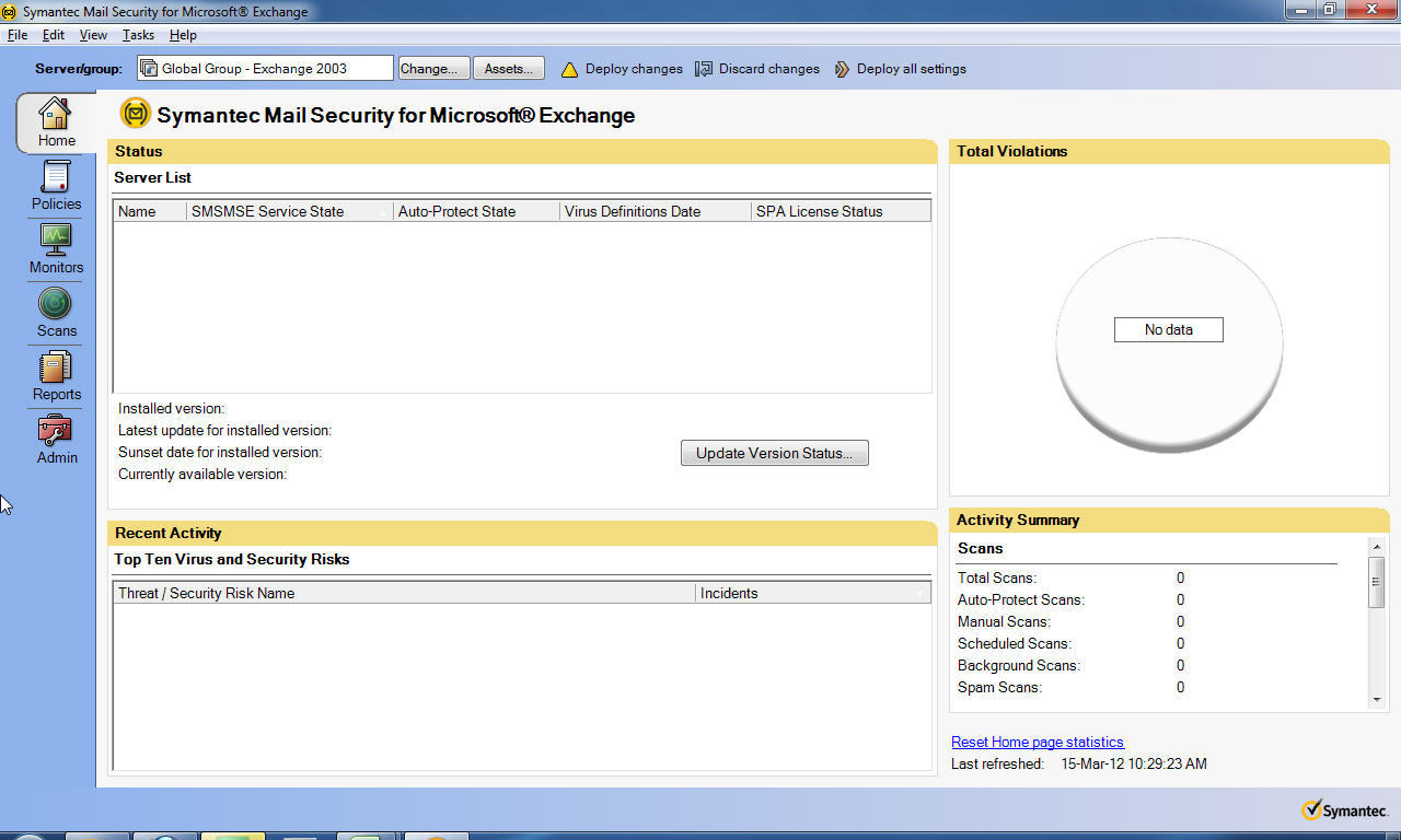 Symantec mail security for smtp 5.0 smb av cd 5u